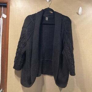 Inca Fashions Alpaca Cardigan Sweater Black Women's XL